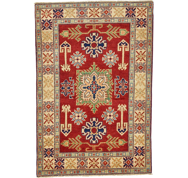 3' 5 x 5' Kazak Oriental Rug
