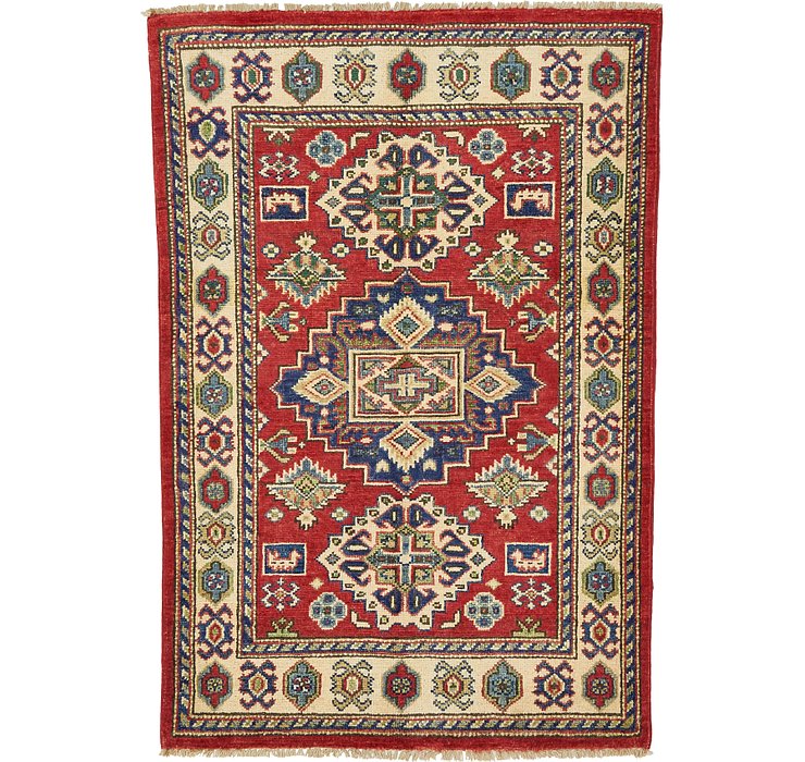 85cm x 127cm Kazak Oriental Rug