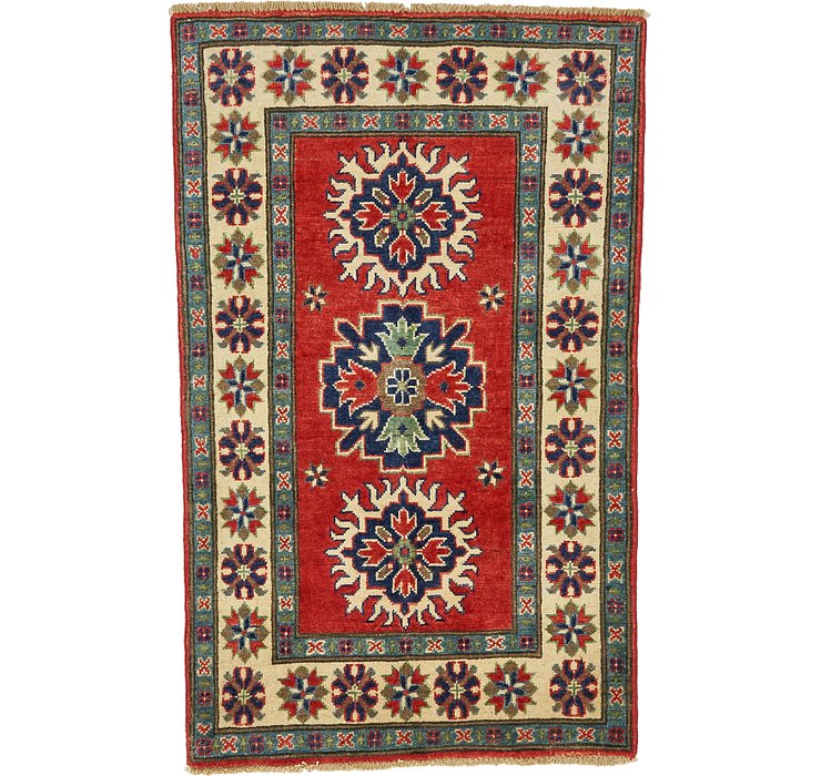 2' 6 x 4' Kazak Oriental Rug
