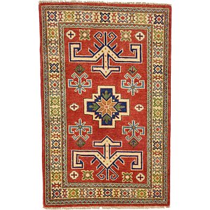 Unique Loom 2' 8 x 4' Kazak Oriental Rug
