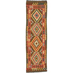 2' x 6' 5 Kilim Maymana Runner Rug
