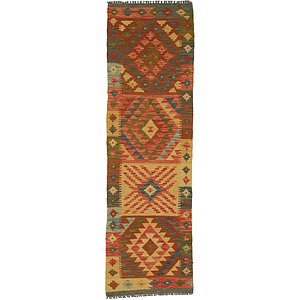1' 11 x 6' 6 Kilim Maymana Runner Rug