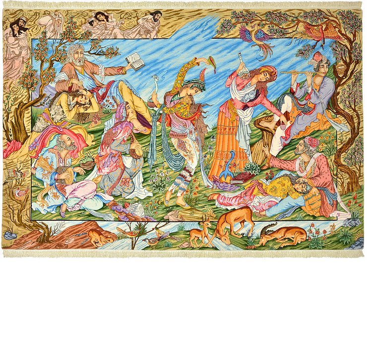 6' 6 x 9' 10 Tabriz Persian Rug