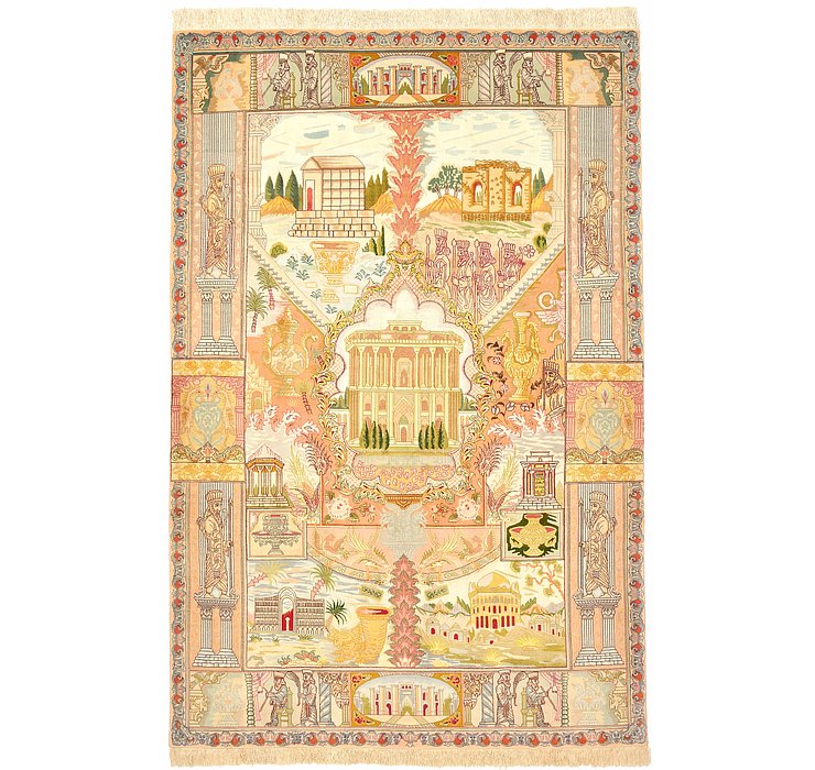 5' 10 x 8' 10 Tabriz Persian Rug