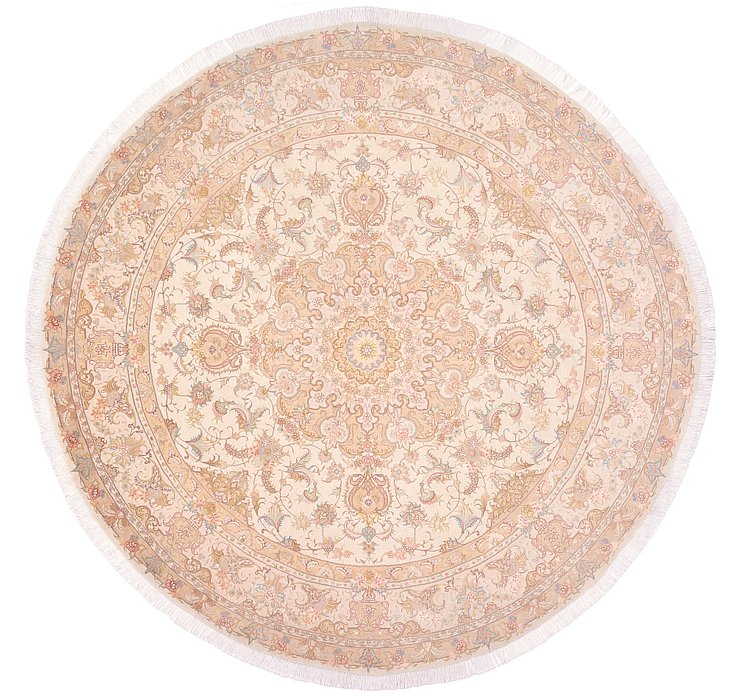 HandKnotted 8' 2 x 8' 2 Tabriz Persian Round Rug