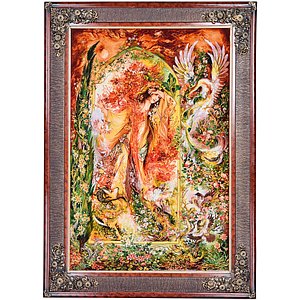 3' 2 x 4' 9 Tabriz Persian Rug
