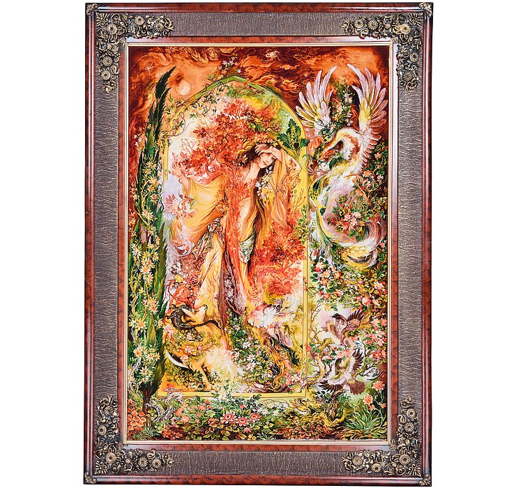 3' 2 x 4' 9 Tabriz Persian Rug