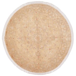 6' 4 x 6' 4 Tabriz Persian Round Rug