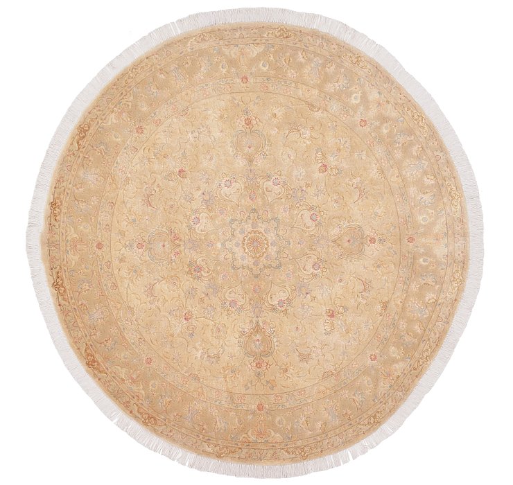 6' 4 x 6' 4 Tabriz Persian Round Rug
