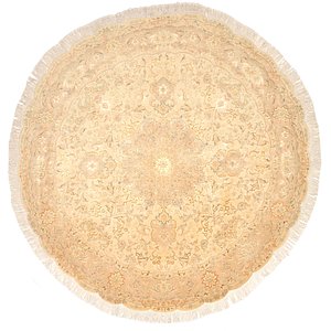 6' 7 x 6' 7 Tabriz Persian Round Rug