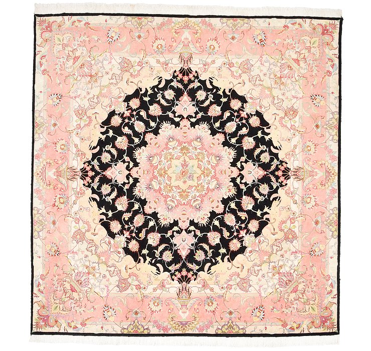 6' 7 x 6' 9 Tabriz Persian Square Rug