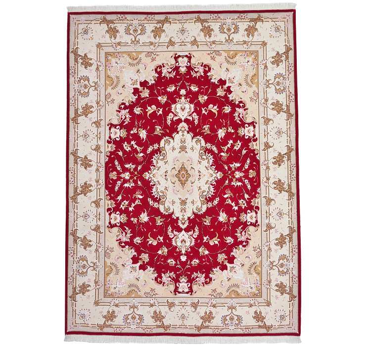 5' 7 x 7' 11 Tabriz Persian Rug