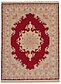 5' 1 x 6' 7 Tabriz Persian Rug thumbnail image 1