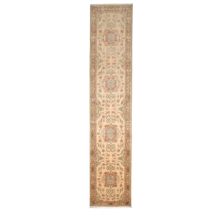2' 11 x 14' Tabriz Persian Runner Rug
