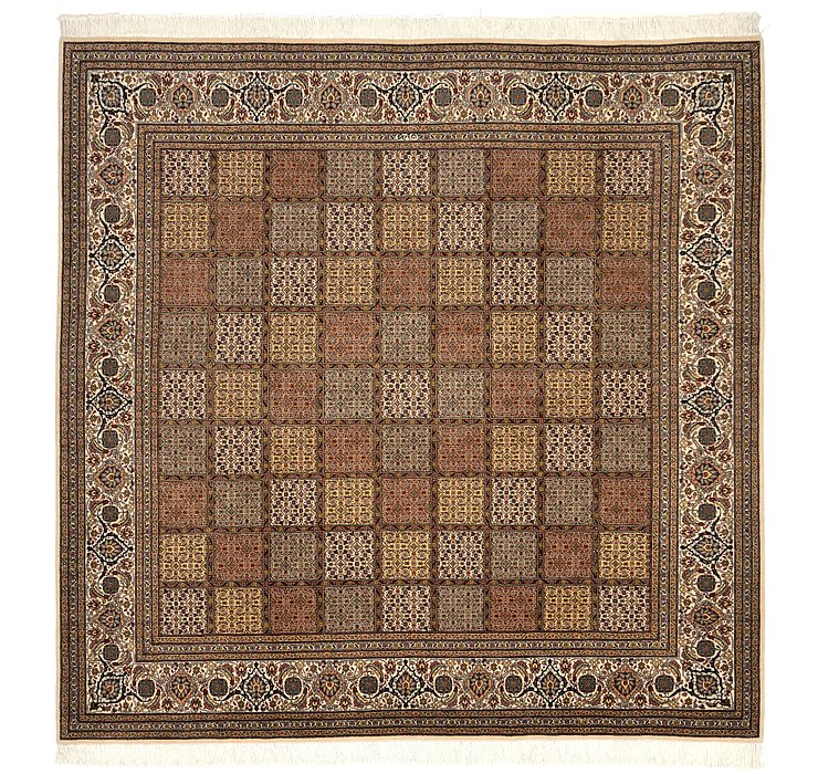 6' 7 x 6' 9 Tabriz Persian Square Rug