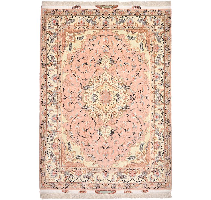 HandKnotted 4' 11 x 6' 9 Tabriz Persian Rug