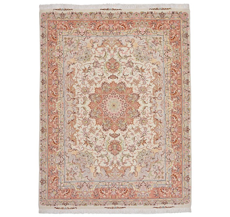 4' 9 x 6' 5 Tabriz Persian Rug