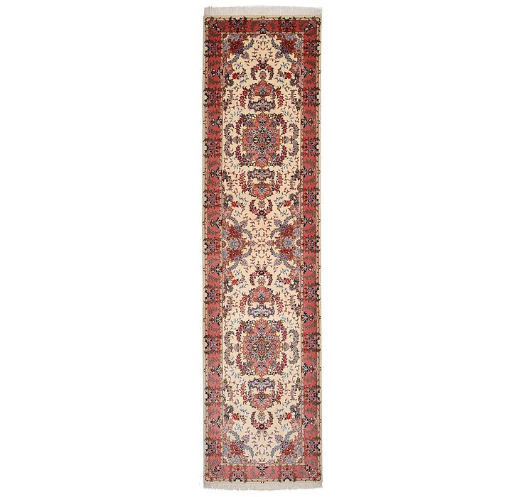 2' 10 x 11' 4 Tabriz Persian Runner Rug