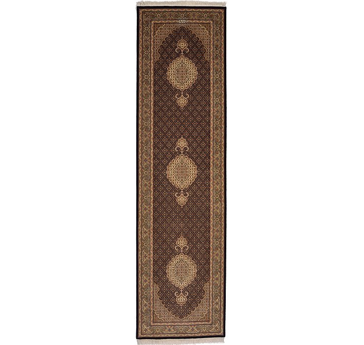 2' 8 x 10' Tabriz Persian Runner Rug