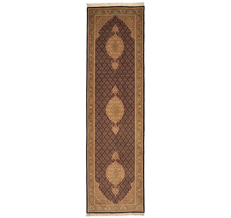 2' 8 x 9' 7 Tabriz Persian Runner Rug