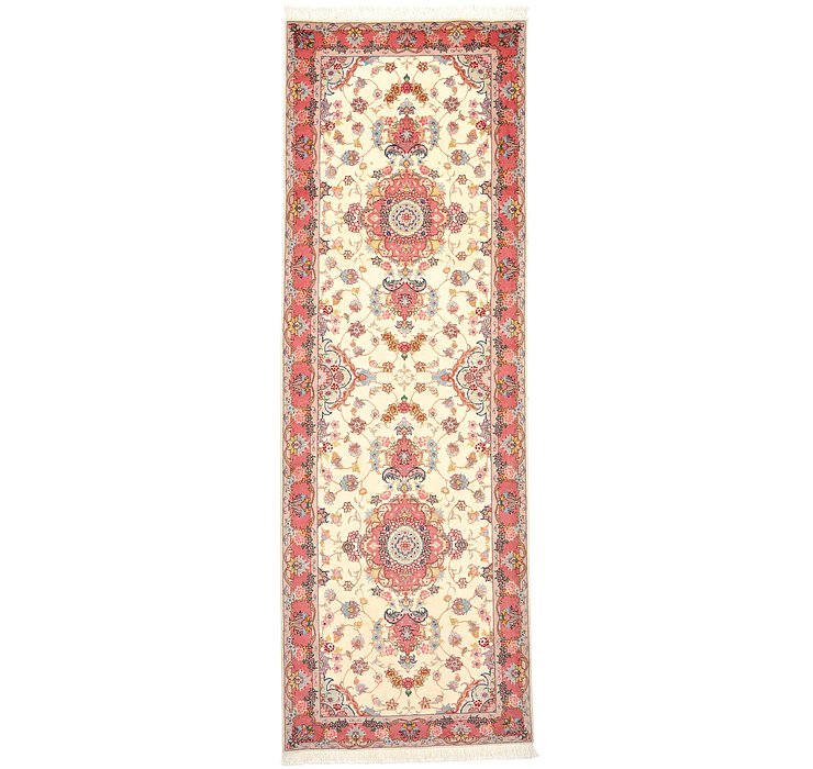 2' 11 x 8' 3 Tabriz Persian Runner Rug