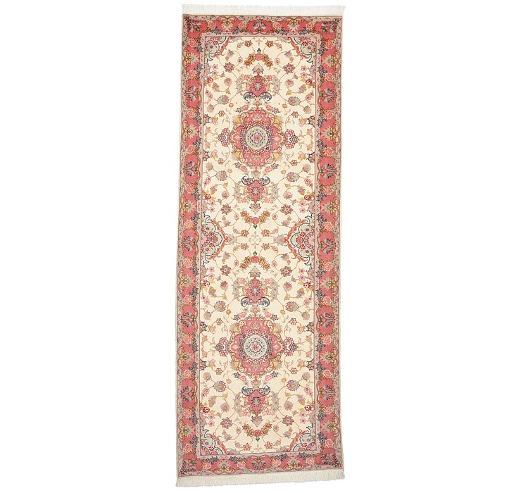 2' 11 x 8' 1 Tabriz Persian Runner Rug