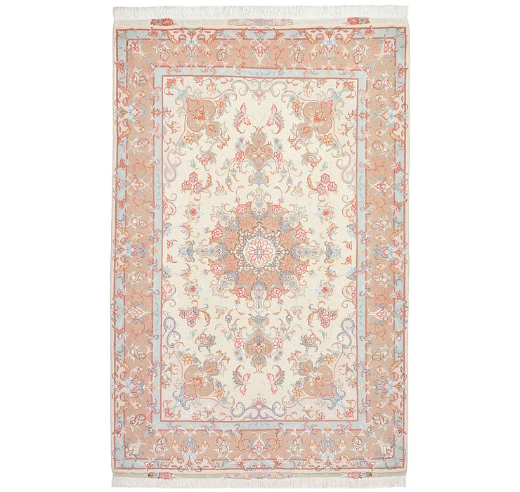3' 5 x 5' 3 Tabriz Persian Rug