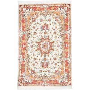 Unique Loom 3' 3 x 5' 1 Tabriz Persian Rug