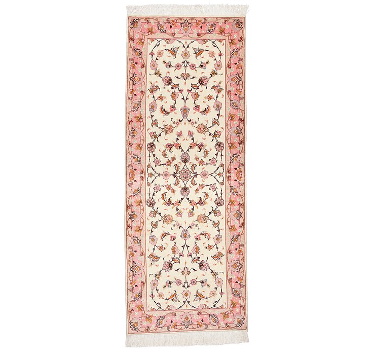 2' 6 x 6' 7 Tabriz Persian Runner Rug