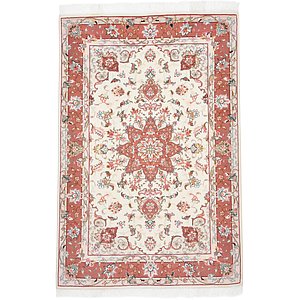 Unique Loom 3' 3 x 5' Tabriz Persian Rug