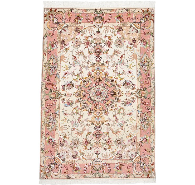 3' 3 x 4' 11 Tabriz Persian Rug