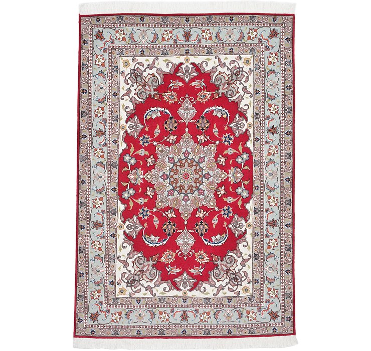3' 3 x 4' 11 Tabriz Persian Rug