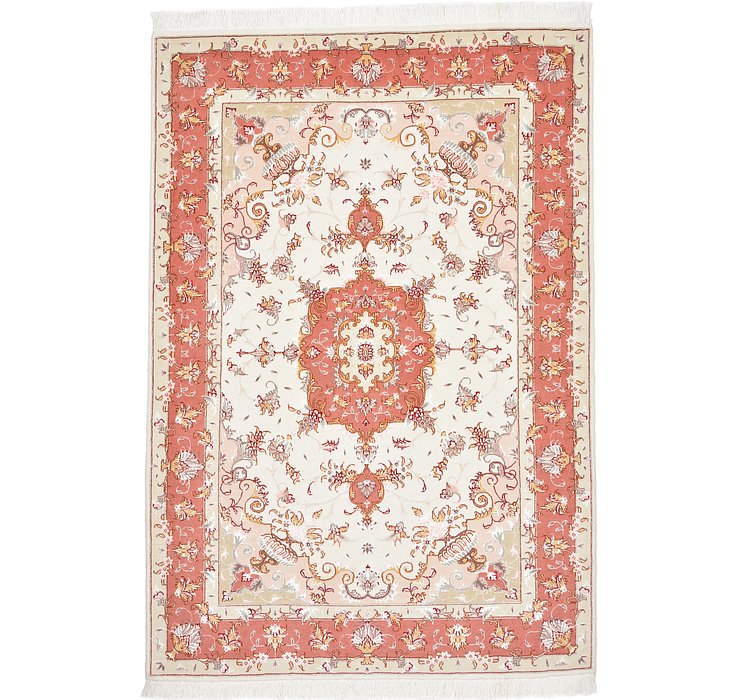 3' 3 x 4' 11 Tabriz Persian Rug