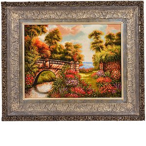 2' x 2' 7 Tabriz Persian Square Rug