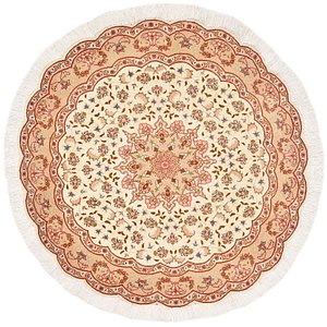 3' 3 x 3' 3 Tabriz Persian Round Rug