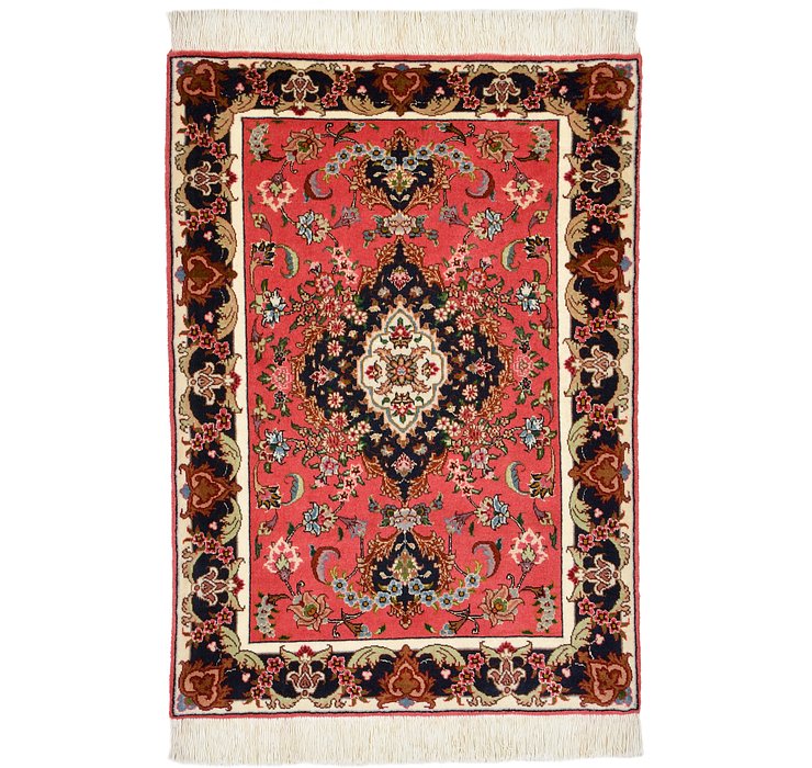 2' x 2' 9 Tabriz Persian Rug