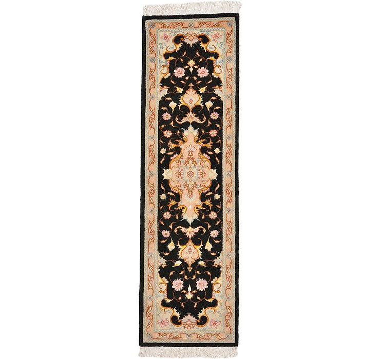 1' 1 x 3' 7 Tabriz Persian Runner Rug