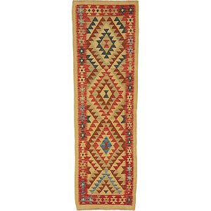 1' 10 x 6' 2 Kilim Maymana Runner Rug
