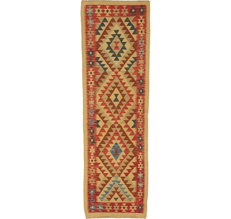 1' 10 x 6' 2 Kilim Maymana Runner Rug