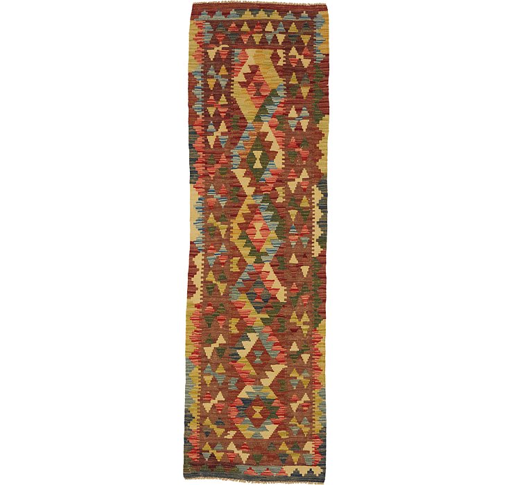 1' 10 x 6' 6 Kilim Maymana Runner Rug