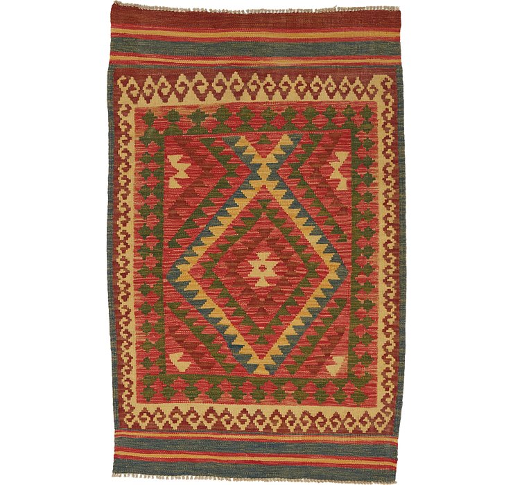 3' 3 x 5' Kilim Maymana Rug