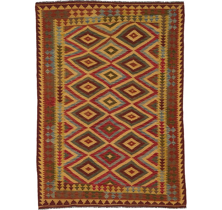 4' 10 x 6' 8 Kilim Maymana Rug
