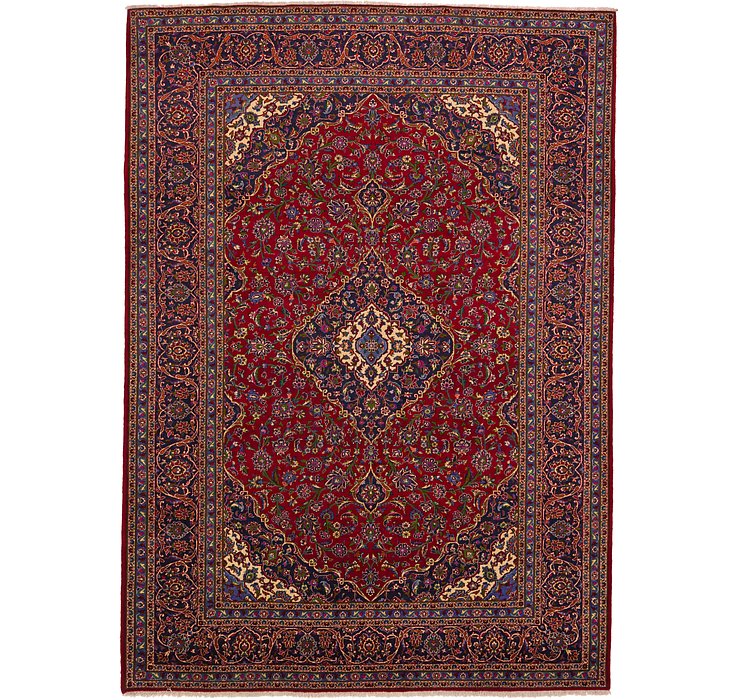 9' 10 x 13' 6 Kashan Persian Rug