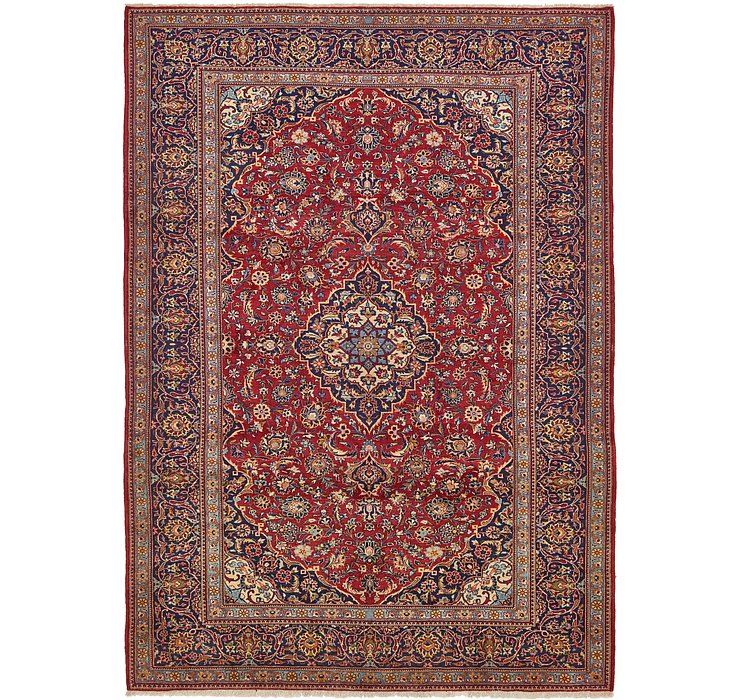 9' 2 x 12' 9 Kashan Persian Rug