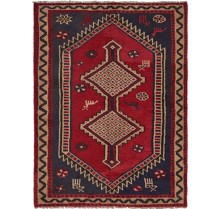 5' x 6' 5 Shiraz Persian Rug