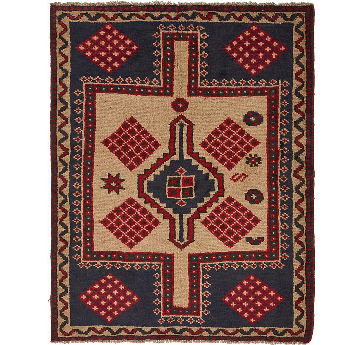 4' 10 x 6' 2 Shiraz Persian Rug