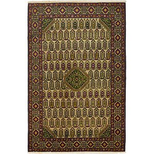 Unique Loom 4' 5 x 6' 9 Kazak Oriental Rug