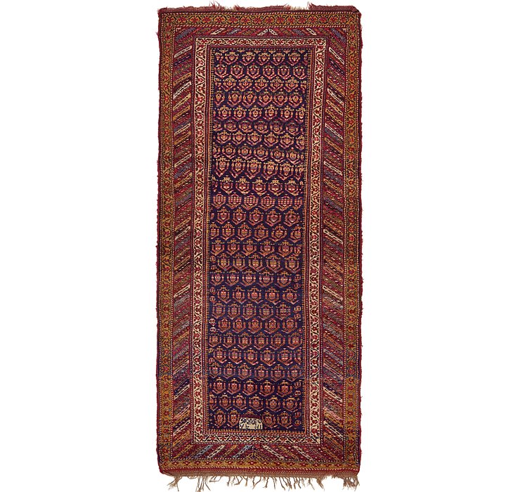 5' x 11' 4 Shiraz Persian Runner Rug