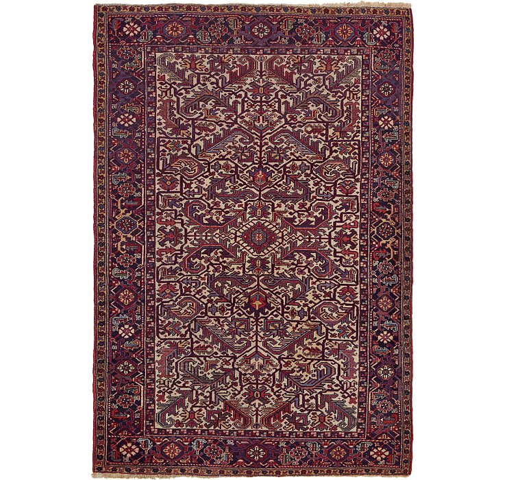 6' 5 x 9' 5 Heriz Persian Rug