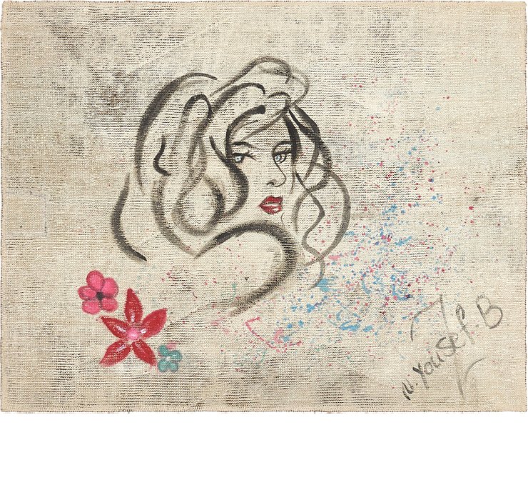 3' x 3' 10 Ultra Vintage Persian S...